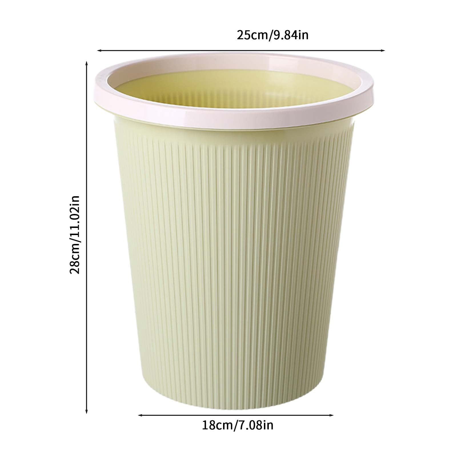 Tahtuvzn School Cleaning Gadgets Garbage Can Trash Pressure Wastebaskets for Bathroom Bedroom Office Kitchen Small Space Living Bin