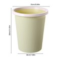 thumbnail image 3 of PHIGZNT Kitchen Trash Can 3.4 Gallon, Striped Shaping Waste Basket, Garbage Can for Bedroom, Living Room, Rv, Home, Outdoor, Camping Green One Size, 3 of 8