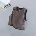 thumbnail image 5 of Lenpel Newborn Baby Clothes Soft Infant Boys Girls Button Sleeveless Fleece Jacket Fuzzy Warm Vest for 2-24 M, 5 of 6