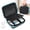 Blue, variant on Diabetic Supplies Hard Travel Case Portable Diabetic Supply Storage Bag with Double Zipper for Glucose Meter Home Travel