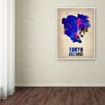 thumbnail image 3 of Trademark Fine Art Naxart Tokyo Watercolor Map Canvas Wall Art - 14x19, 3 of 3