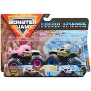 Monster Jam 1:64 2-Pack (Dirty to Clean) Monster Mutt Poodle vs Husky