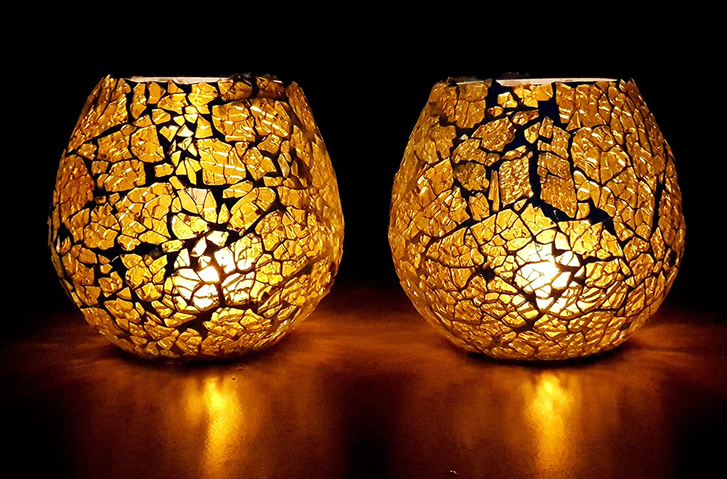 eSplanade Tealight Tea Light Votive Candle Holders Votive Yellow