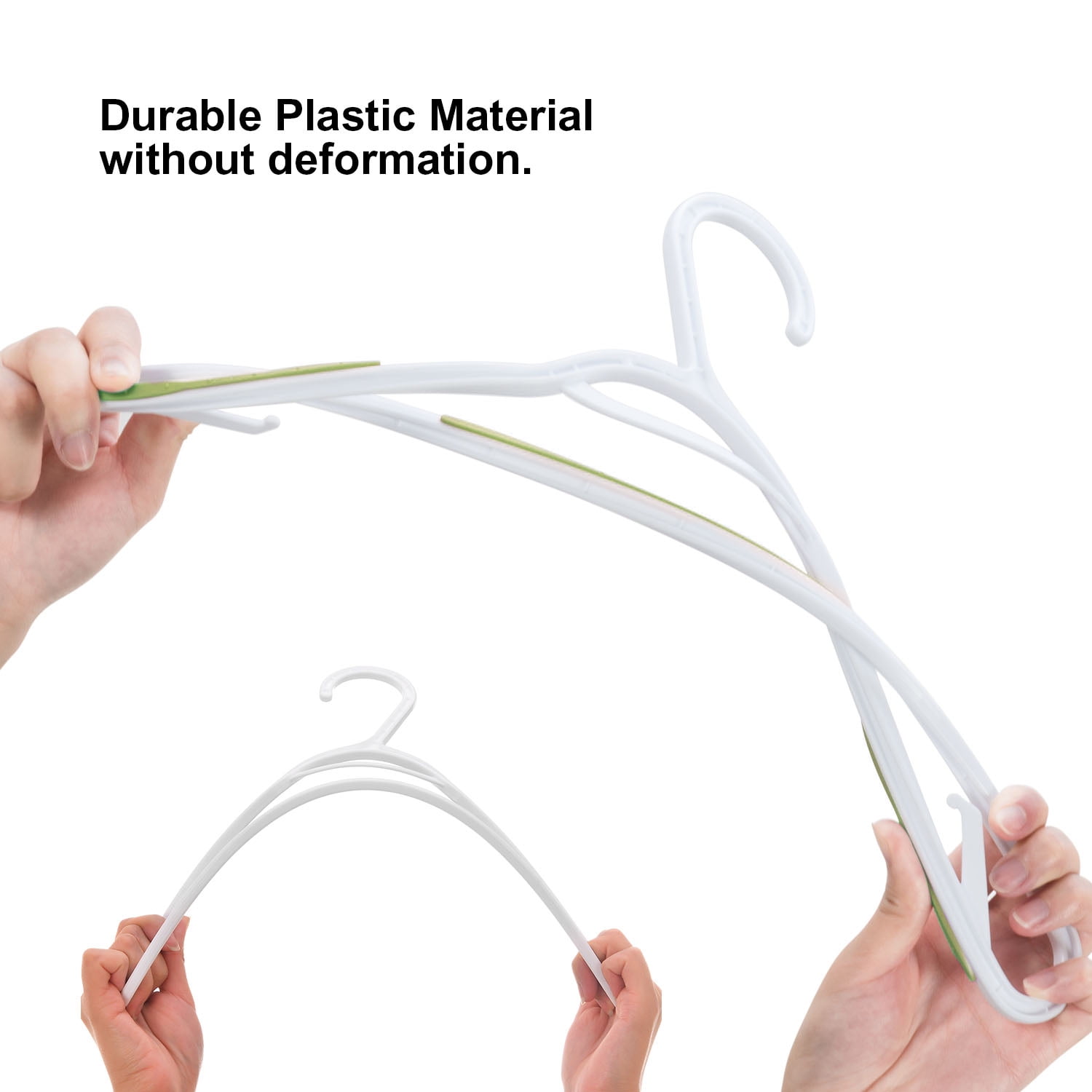 Plastic Non- Slip Top Hangers – 43cm