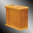 thumbnail image 3 of Renovators Supply Light Oak Hardwood Lowboy Flat Tank High Tank Toilet Part Tank Only, 3 of 3