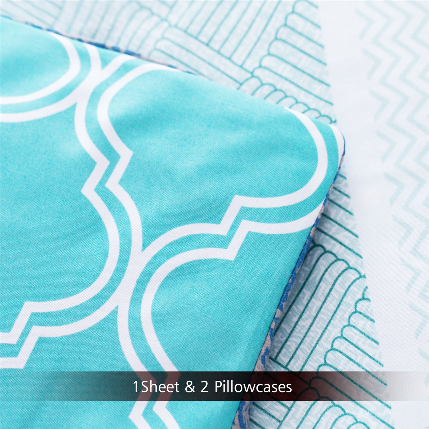 JML Duvet Cover Set King 3 Piece - Comforter Cover with Zipper Closure and 2 Pillowcases