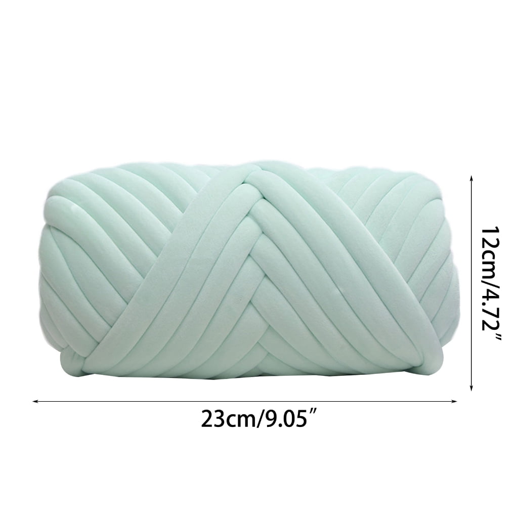 YIEMEEN Big Twist Tube Yarn Chunky Yarn Easy to Use for Knotted Pillows and Scarves