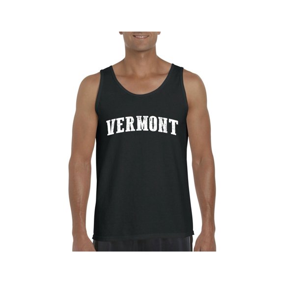 MmF - Men's Tank Top for Men, up to Men Size 3XL - Vermont