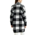 thumbnail image 3 of INSPIRE CHIC Women's Plaid Long Sleeve Pockets Open Front Casual Winter Sweater Cardigan, 3 of 6