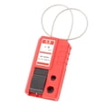 thumbnail image 4 of Cerradura de seguridad de aislamiento eléctrico cerradura de cable de etiquetado de bloqueo robusta duradera para mantenimiento de apagado, 4 of 8