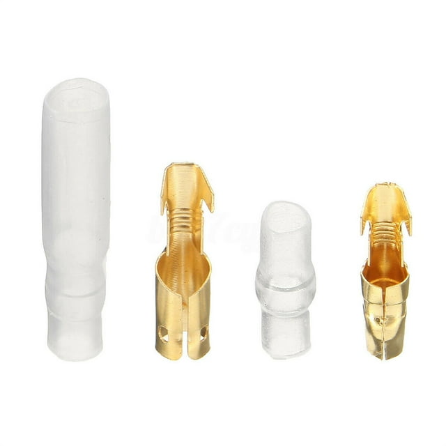 Toystoory Paquete de 100 conectores de cable macho hembra aislados para automóvil, surtido de tapas de terminales, Kit surtido de accesorios de Decoración del hogar
