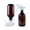 Amber, variant on 2 Pack 360° Spray Bottles, 16 oz Plastic Small Containers with Adjustable Spray Nozzles, Spray Bottles for Hair, Cleaning Solutions, BBQ and Plants Clear