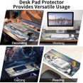 thumbnail image 6 of Large Gaming Mouse Pad, Landscape Painting Desk Pad, Laptop PU Mouse Pad, Waterproof Anti-Slip Desk Pad, Home Decoration Office Accessories (31.5x15.7in,Winter Snow), 6 of 6