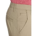 thumbnail image 4 of Wrangler Authentics Men's Performance Comfort Flex Flat Front Short, Dark Khaki, 34, 4 of 5