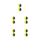 thumbnail image 1 of Soidarity 10 piezas línea de pesca ruido doble cuentas campana portátil al aire libre agua de mar roca barco pescado alarma aparejo negro verde Type2 NO2 Soidarity CBP432263, 1 of 5