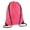 Fluorescent Pink, variant on Bagbase Premium Drawstring Bag