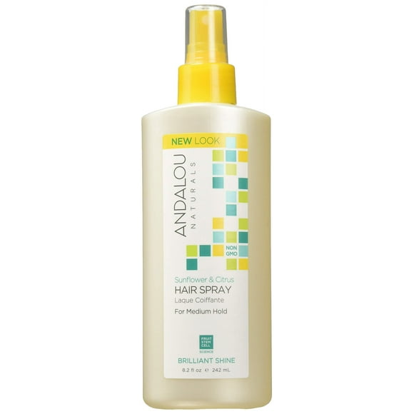Andalou Naturals Medium Hold Hair Spray Sunflower And Citrus - 8.2 Fl Oz