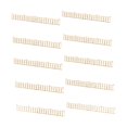 thumbnail image 1 of Bunblic 10x Mini Fences Model 1:50 for DIY Diorama Scene Garden Architectural Models Style A, 1 of 5