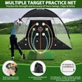thumbnail image 3 of Red de golf DABIGE de 10 x 7 pies con tapete, pelota, camiseta y bolsa Tri-Turf, 3 of 7