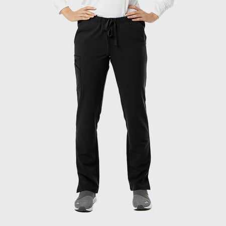 

SPECTRUM UNIFORMS Wynd Women s Scrub Pant Cargo Pant Elastic Waist and Drawstring Pant Ideal for Men at Hospital Workspace Medical Practice and Professionals Black