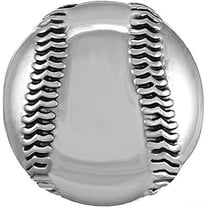 Baseball Sports Silver Snap Jewelry Ginger Charm Button, For Interchangeable DIY Customizable Accessories