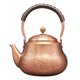 thumbnail image 1 of Tetera de cobre martillado, tetera retro martillada para cocina doméstica al aire libre estilo B, 1 of 8
