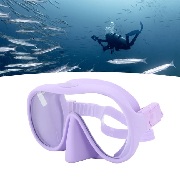Máscara de Buceo con Esnórquel, Gafas Natación Con Vista Panorámica, Máscara de Apnea, Máscara Esnórquel, Másacara Esnórquel, Equipo Natación Esnórel Equipo para