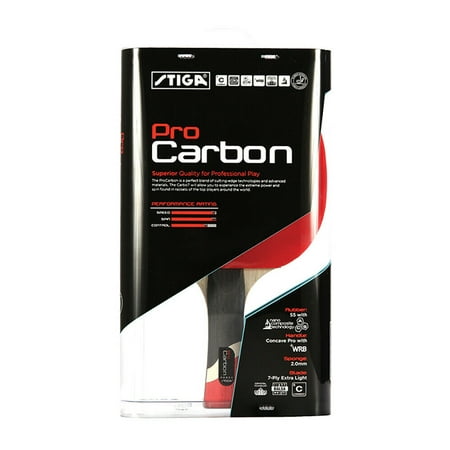 Stiga Pro Carbon Premium Ping Pong Table Tennis Paddle Racket