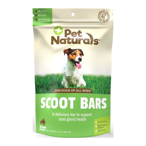 Pet Naturals Scoot Bars Duck Bar Treats for Dogs, 30 Count Bag