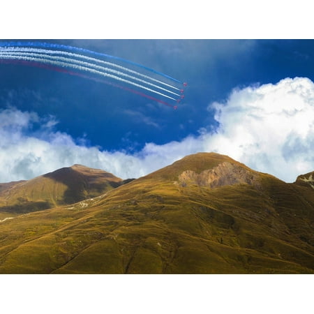 Canvas Print Red Arrows Planes Landscape Flying Scenery Moors Stretched Canvas 10 x (Best Scenery For X Plane 10)
