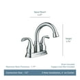 thumbnail image 6 of Idora Two-Handle Centerset Bathroom Sink Faucet with Drain Assembly, Spot Resist Brushed Nickel, 6 of 7