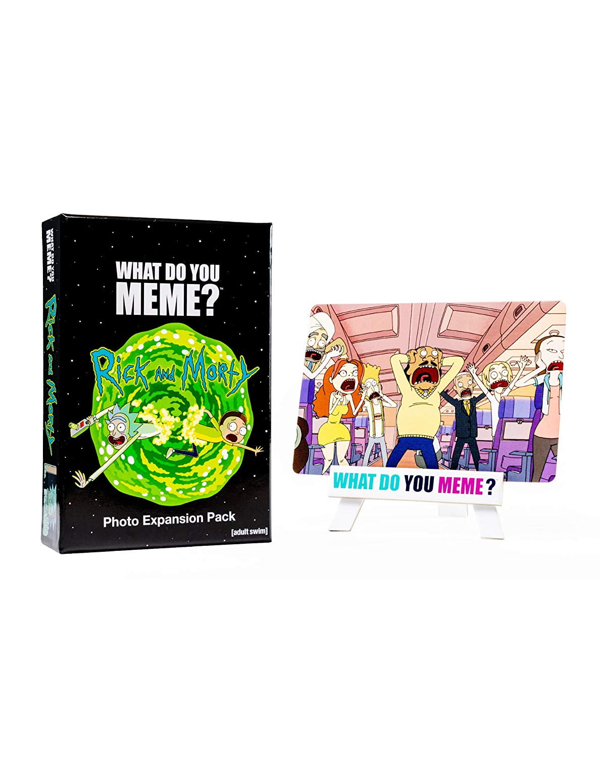 Rick and Morty Expansion Pack 75 photo cards New Sealed WHAT DO YOU MEME 