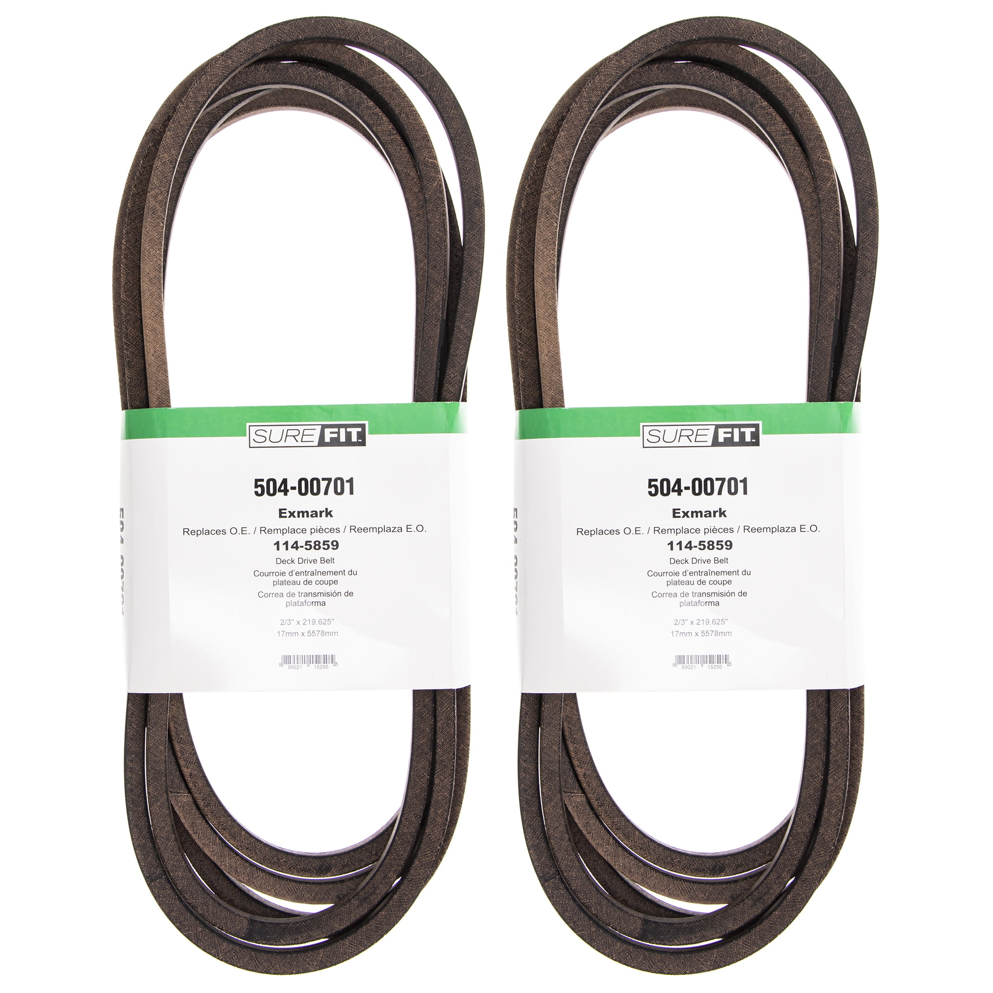 SureFit Deck Drive Belts Replacement for Toro 1145859 72" Z Master