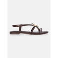 thumbnail image 2 of Time and Tru Women's Starfish Toe Loop Sandals, 2 of 6