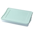 thumbnail image 1 of Caja de almacenamiento de carne para albóndigas de comida de 4 capas con tapa, soporte para contenedor a prueba de fugas, 1 of 5