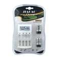 thumbnail image 1 of Cargador Baterías Recargables AA y AAA 4 Ranuras + 4 Pilas AAA 350 mAh, 1 of 3