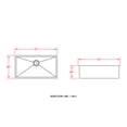 thumbnail image 2 of CB HOME 32x19 Gold Kitchen Sink Undermount/Drop-in Single Bowl Basin 16 Gauge Stainless Steel Deep Sinks, 2 of 2
