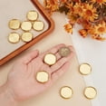 thumbnail image 3 of 1set 11pcs Alloy Cabochon Settings Flat Round Golden Tray: 23.5mm 27.5x5mm, 3 of 6