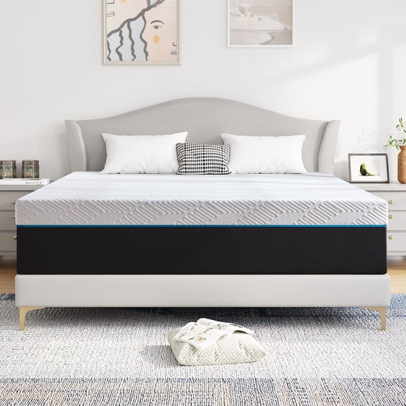 GELBIY 8 inch Twin Mattress, Gel Memory Foam Mattress with CertiPUR-US Certified Mattress in a Box, Pressure Relief & Medium Firm Mattress for Kid Adults