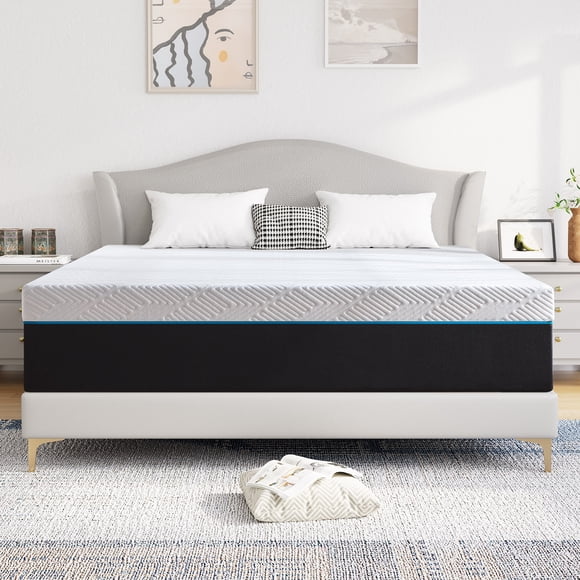 GELBIY 8 inch Twin Mattress, Gel Memory Foam Mattress with CertiPUR-US Certified Mattress in a Box, Pressure Relief & Medium Firm Mattress for Kid Adults