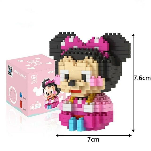 Bingirl Cartoon Building Blocks Kawaii Anime Small Particles Assembled Building Bricks For Kids Birthday Gift 7032