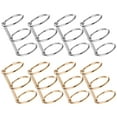 thumbnail image 5 of Gymnture 8pcs Metal Book Rings for DIY Notebook & Album, 5 of 10