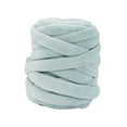 thumbnail image 2 of 0.55lbs Chunky Yarn Jumbo Tube Yarn for Arm Knitting Crocheting Finger Weave Pale Green, 2 of 9