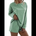 thumbnail image 1 of Conjunto Deportivo de Dos Piezas para Mujer, Traje Informal de Gran Tamaño, Ropa Deportiva, Ropa de Otoño. Verde XXL, 1 of 9