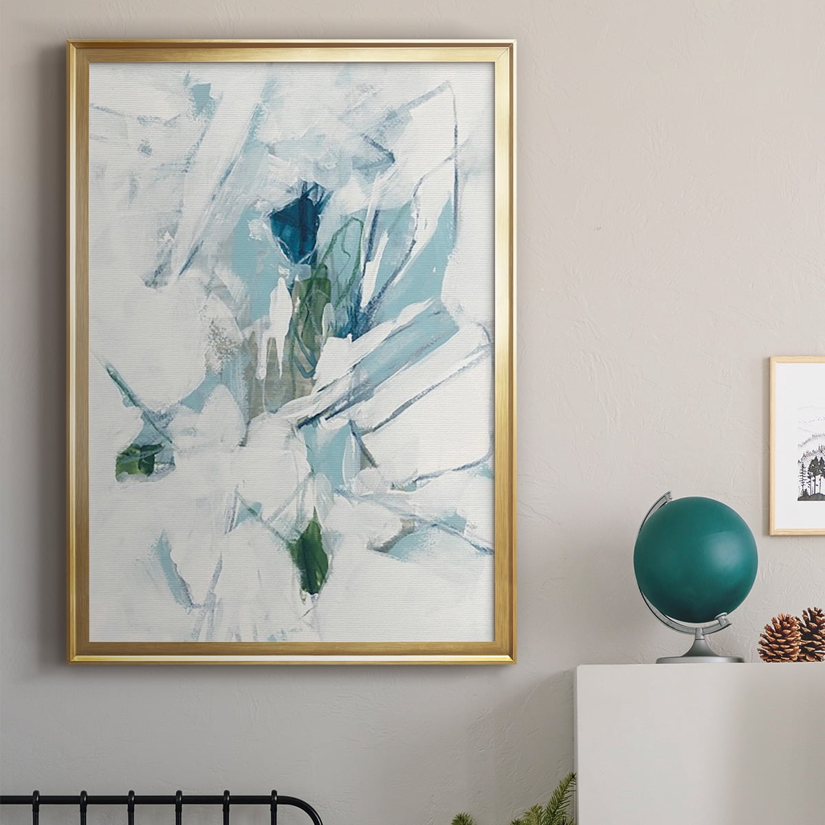 Ice Cavern IV Premium Framed Print, in Gold, Black, or Silver - Ready to Hang