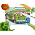 thumbnail image 2 of Caroline's Treasures Street Car Glass Cutting Board Large, 2 of 2