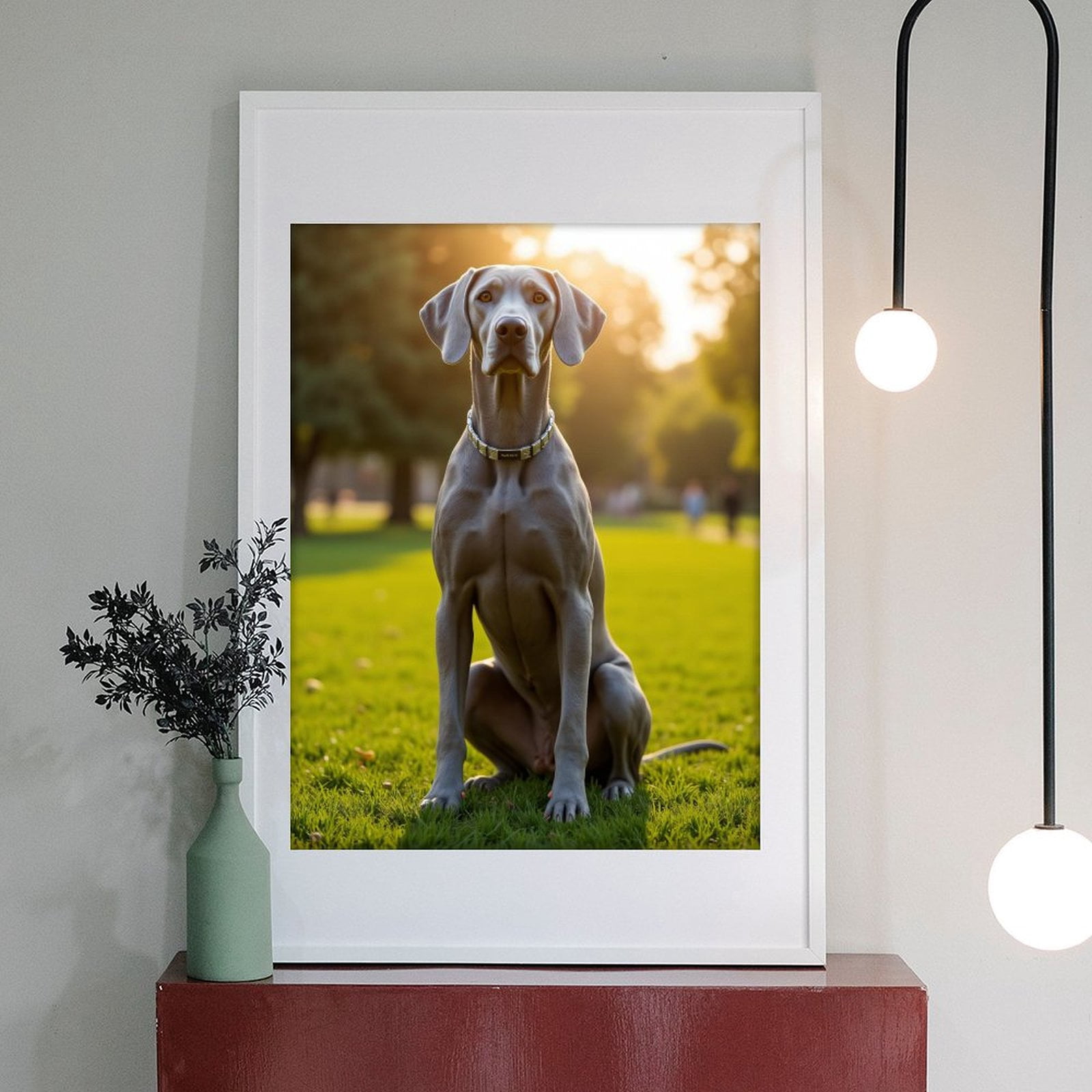 Diamond Art Kit for Adults, Graceful Dog Park Sunset Scene Diamond Painting for Adults Beginners, DIY Diamond Art Painting Kits, 5D Diamond Painting Crafts for Home Decor 12x16 Frameless