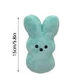 thumbnail image 3 of Easter Bunny Peep Plush Doll, Adorable Soft Plush Bunny toy for Kids Cute and Cuddly Stuffed Animal, Gifts and toys That Everyone Need During Easter(Green), 3 of 3