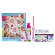 Fluffy by MPF for Kids - 4 Pc Gift Set 3.4oz Body Spray, Clutch, Stickers, Bracelet