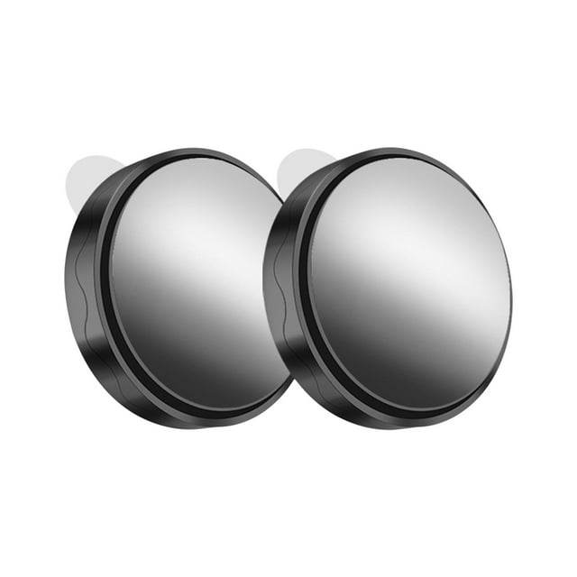 Blind Rearview Mirror, 2.2-Inch Circular High-Definition Glass Rearview Mirror, Pack of 2